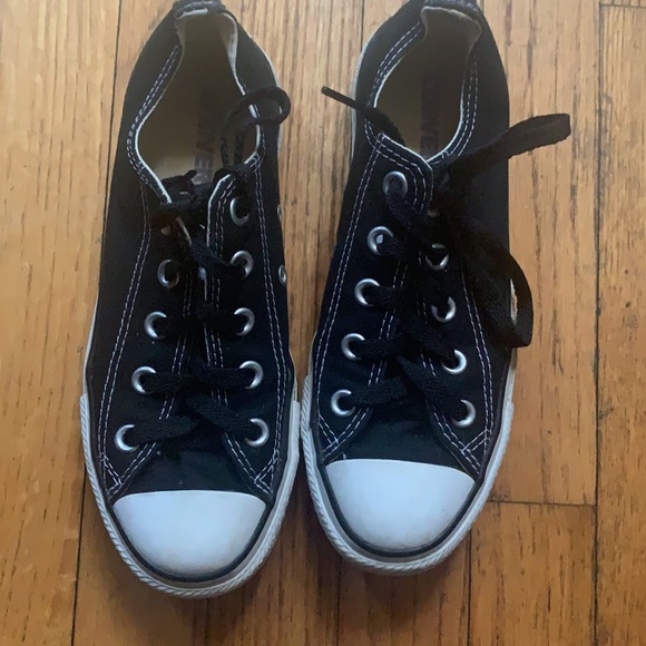 Converse Black bow tie low cut - Picture 3 of 5